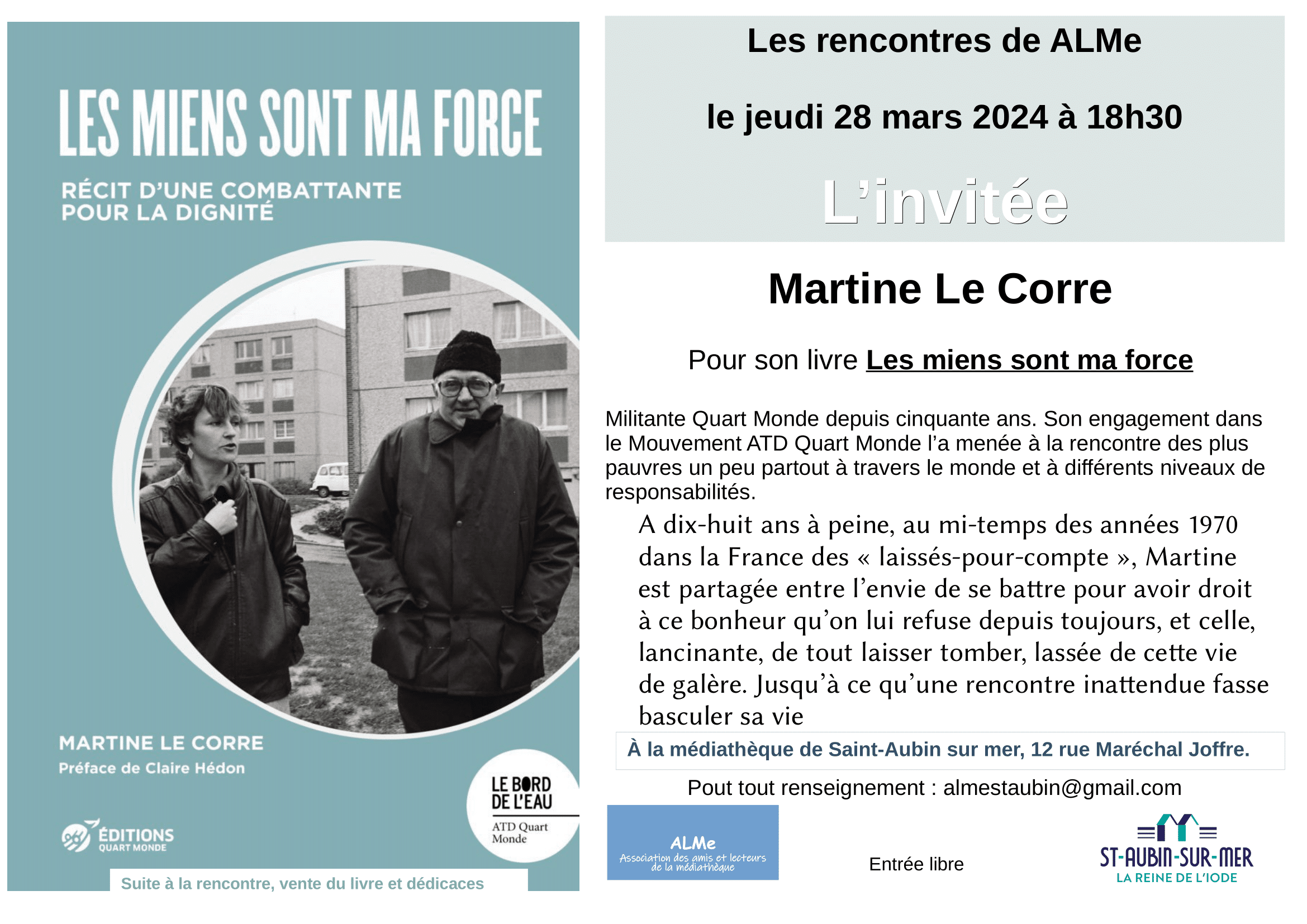 Rencontre avec Martine Le Corre