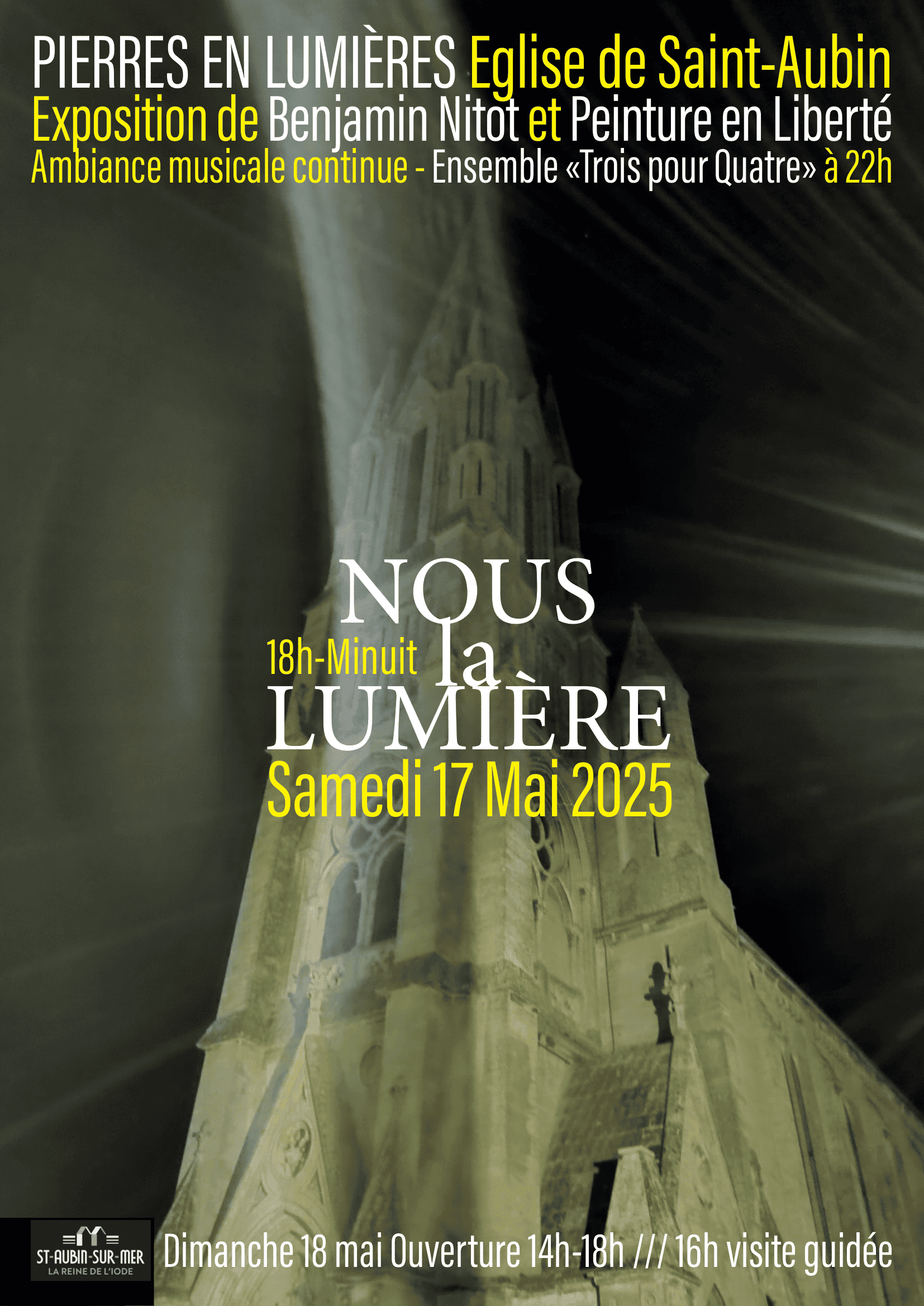 pierres en lumières à saint-aubin-sur-mer