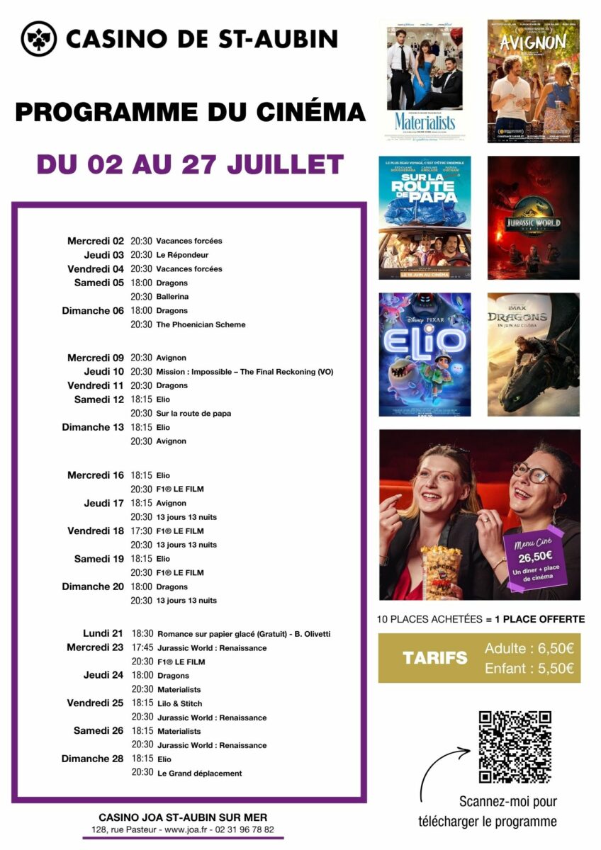 programme cinéma
