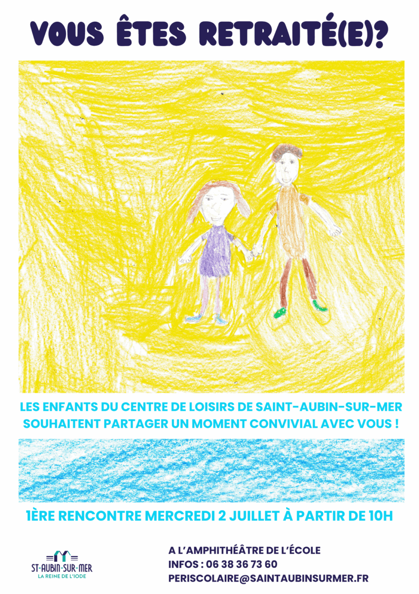 rencontre intergénérationnelle au centre de loisirs