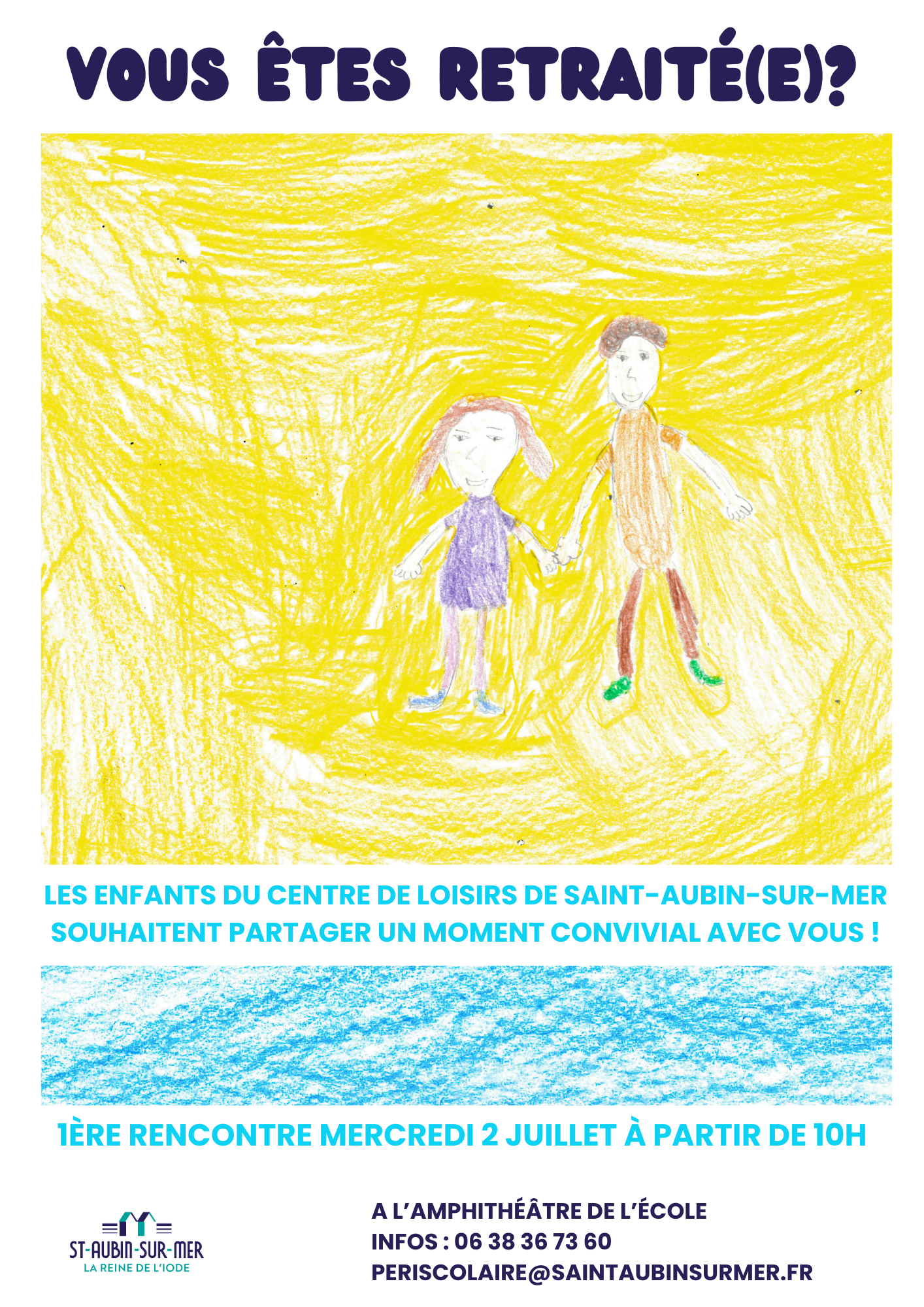 rencontre intergénérationnelle au centre de loisirs