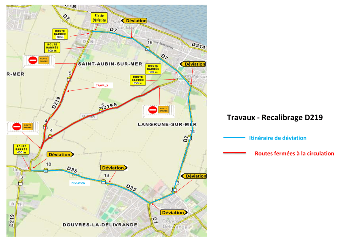 plan travaux route de tailleville