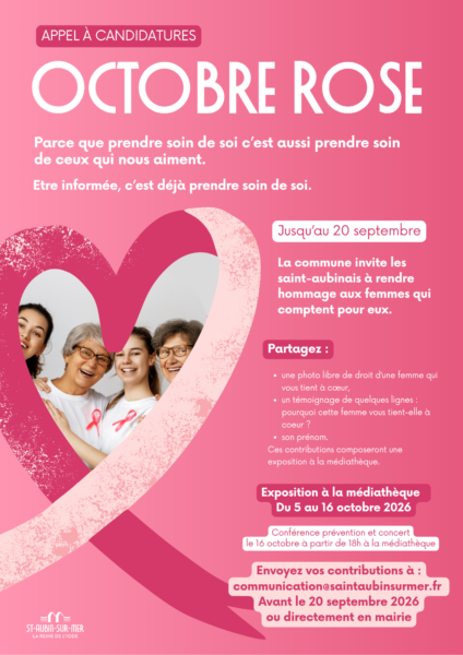 affiche octobre rose 2026